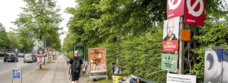 Nu skal valgplakaterne ned: Torsdag vanker der bøder
