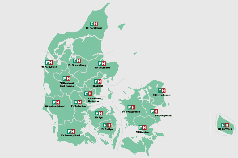 FH runder LO/FTF-fusionen af med 17 lokale sektioner 