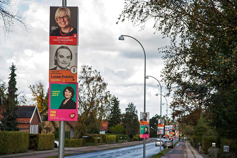 Nej tak til valgplakater bliver kun spredt fægtning
