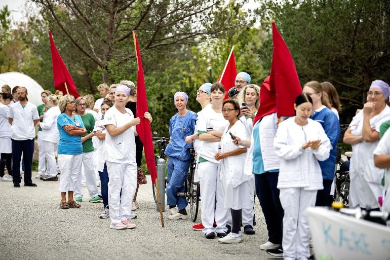 Sygeplejersker fortsætter protest - ikke set siden 90erne