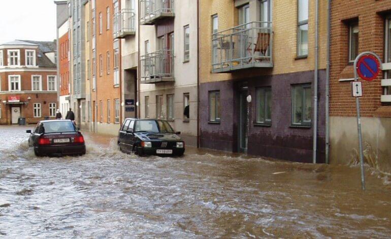 Vejle vil stormflodssikre nybyggeri i midtbyen i to en halv meters højde