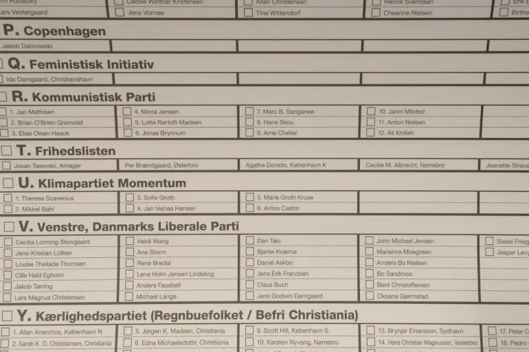 Fejl på alle stemmesedler i København 