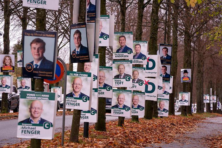 Syv absolutte flertal færre efter valget