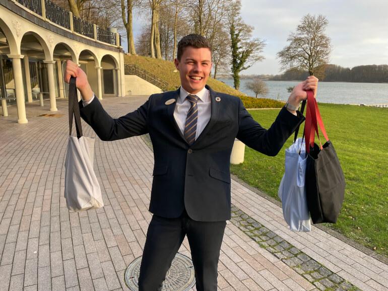 Bæredygtige poser på Koldingbibliotekerne