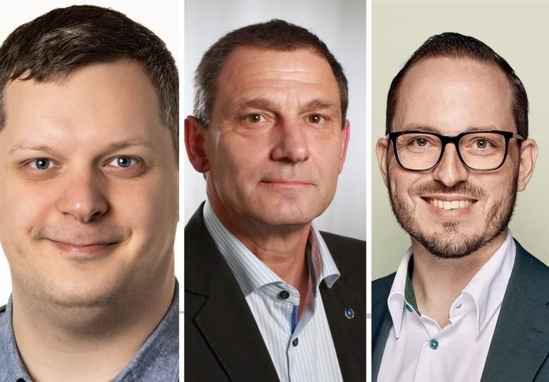Tre konservative spidser: En yngre, en siddende og én udefra