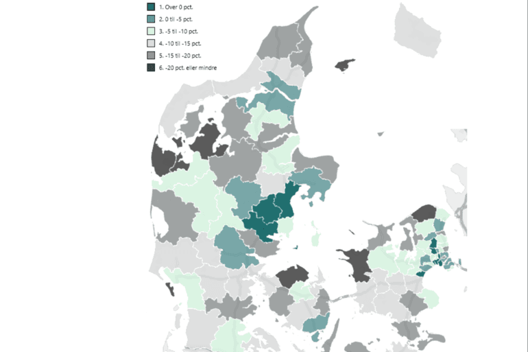 I disse kommuner falder ungdomsårgangene mest