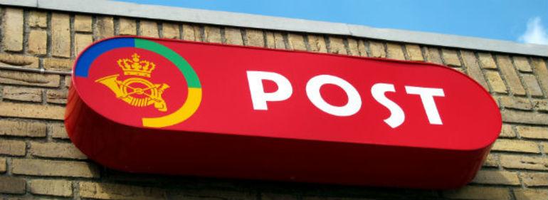 Så er der blot fire posthuse tilbage i Danmark