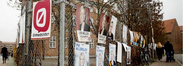 På vej ind i højsæson for valgplakater